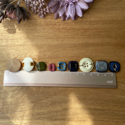アンティークボタン　バラエティゆたかなセット　9個 5枚目の画像