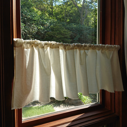 ♡幸せのカフェカーテン♡ウェディングドレス風 裾フリル オーダー可