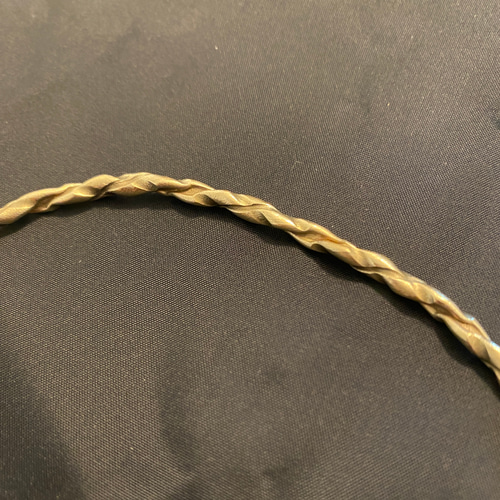 デイツ78用真鍮ベイルハンドルのみ 鱗柄2（厚み3.5mm