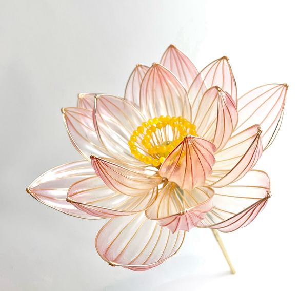 天国の花(蓮) かんざし 青蓮 セイレン 通販 16528243｜Creema