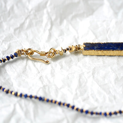 -lapis lazuli- gold anklet 5枚目の画像