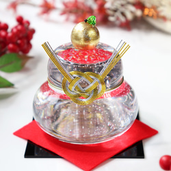 クリスタル鏡餅 053c3f55277bcd4395d8e60bfd7ac2