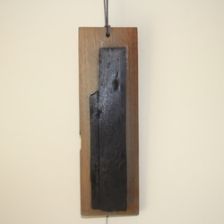 竹炭の壁掛け（朴の木）　　送料無料 4枚目の画像