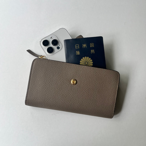 本革 超軽量260グラム お財布ショルダー スマホショルダー バイ