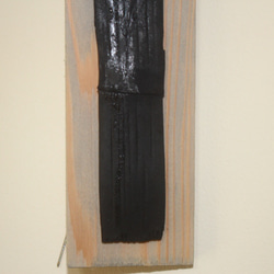 竹炭の壁掛け（杉の木）　　送料無料 3枚目の画像