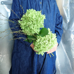 Greenアナベルmini＆パニカムSimple bouquet【bouquet】受注製作 6枚目の画像