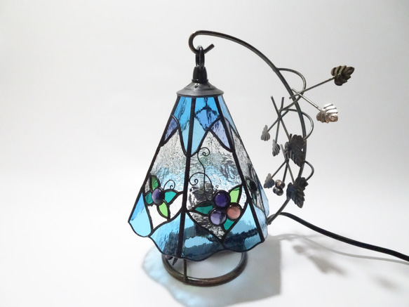 送料込 ステンドグラスランプ 四角柱カラフル lamp01_imgrc0074710122.jpg