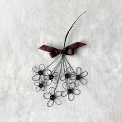 いろいろなお花と葉っぱのスワッグ ワイヤークラフト