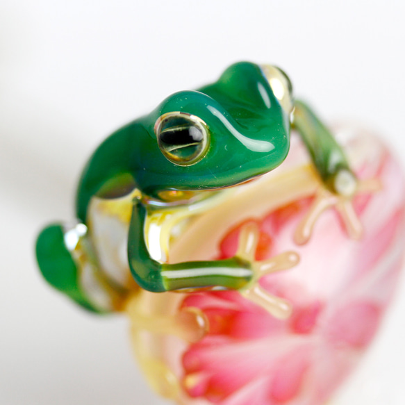 Frog（カエル）ファナネックレス487 1枚目の画像