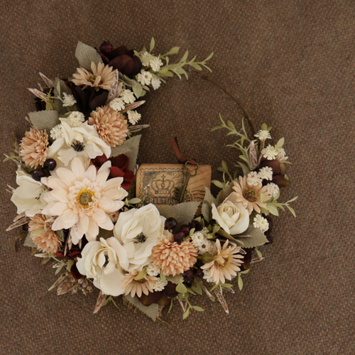 三日月リース 三日月リース】 Crescent Wreath 通販｜プリザーブドフラワー