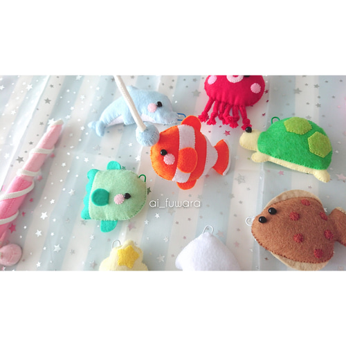 フェルトおままごと✩.*˚ おさかなつりB - メルカリ