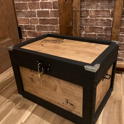 木製 コンテナ風 インテリア Natural Signature】木製コンテナBOX ☆ 家具 収納 北欧風 インテリア