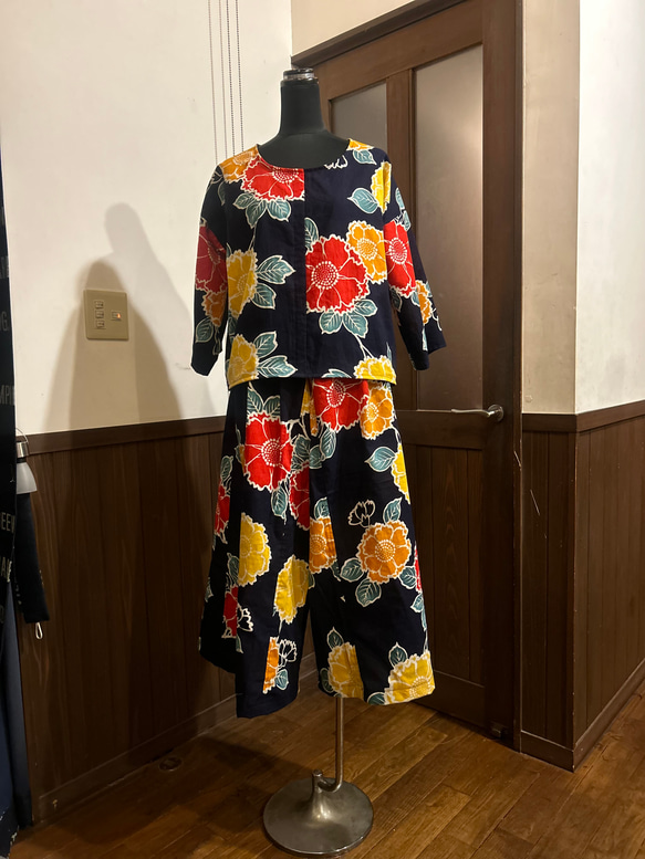 浴衣リメークセットアップ 0_c3e148dcf29f6390f4ea73648052