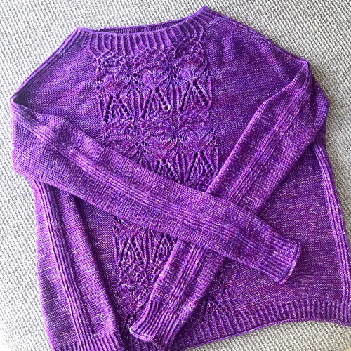 手編みセーター ウルグアイ産シルク&カシミヤ100%使用 ニット