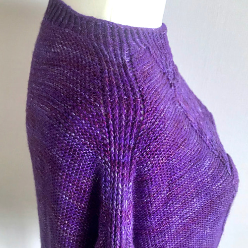 手編みセーター ウルグアイ産シルク&カシミヤ100%使用 ニット