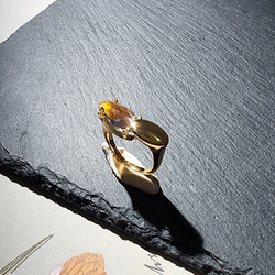 權杖之眼 925銀鍍金高品質刻面白水晶戒指 售完無補 個性大顆粒 第7張的照片