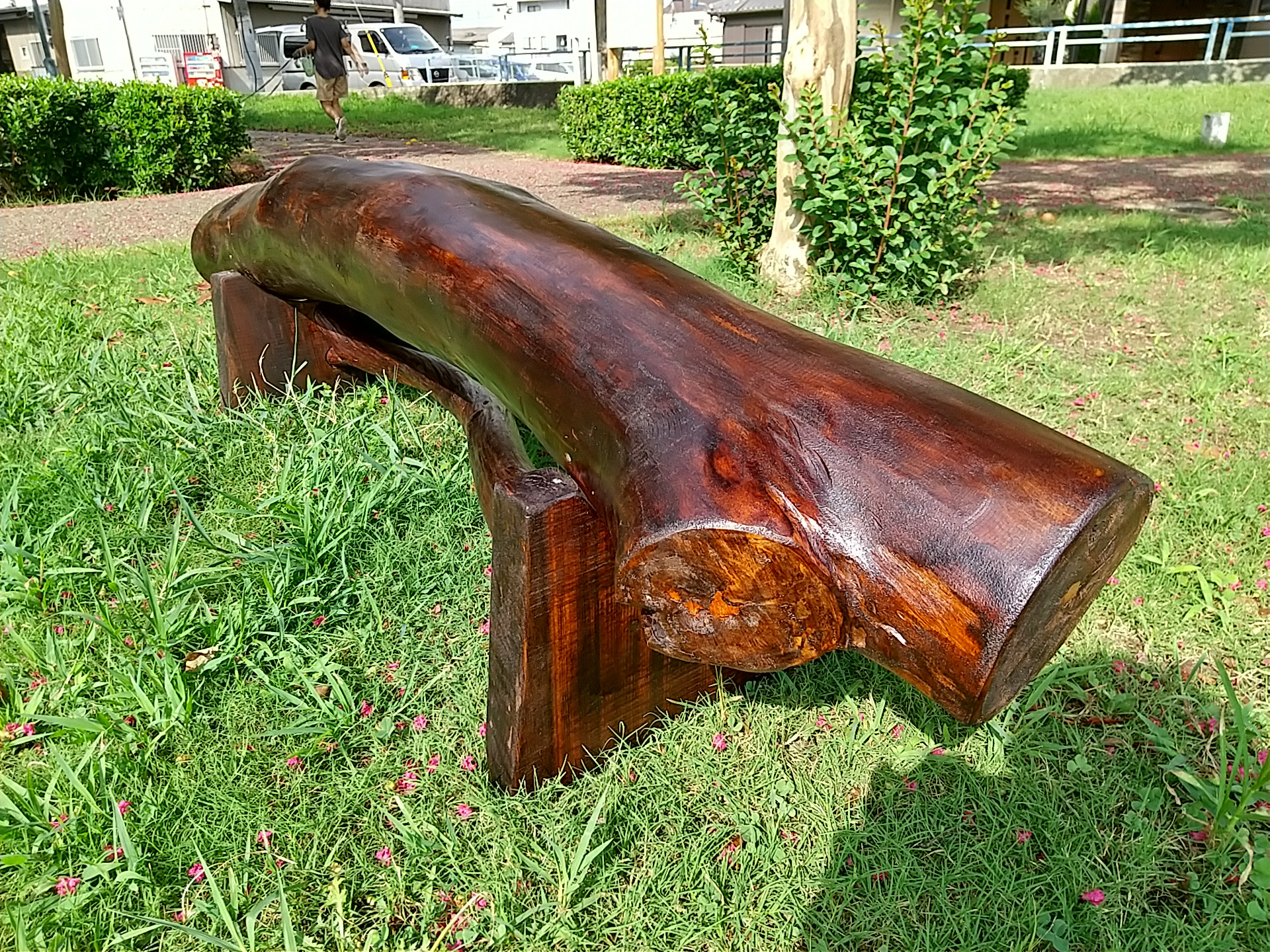 ハンドメイド 木製 流木の椅子