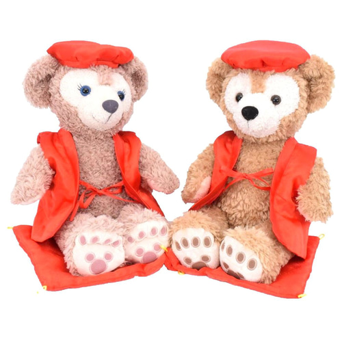 ぬいぐるみセット　ダッフィ　シェリーメイ　コスチューム付 ☆ディズニー ダッフィー シェリーメイ ぬいぐるみ コスチューム