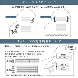 サンティ様専用ピアノコースター　～ぶどう と りす～　刻印有 4枚目の画像