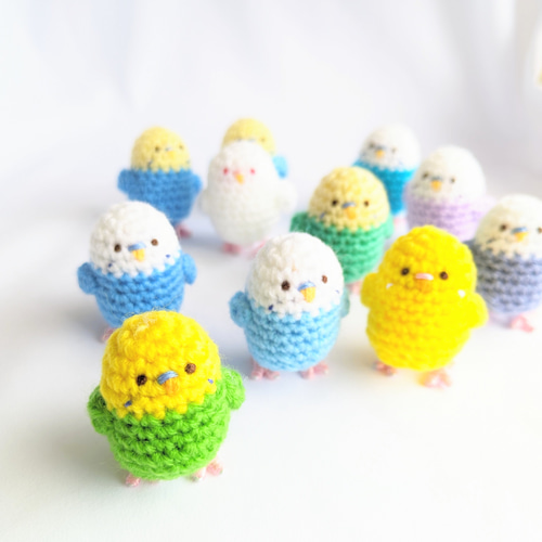 あみぐるみ　インコ　じゅかやさま あみぐるみインコ じゅかやさま