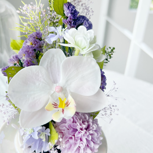 プリザーブドフラワー仏花　一対　お供え花　命日　一周忌　三回忌　花器付き 楽天市場】お盆 初盆 お供え 花 お悔やみ 一周忌 命日 仏花