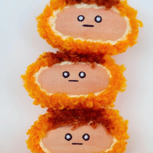 フリッカ　ぬいぐるみ　カツ丼　中古　レトロ 豚カツのはしっこのぬいぐるみ ぬいぐるみ くろまるファクトリー