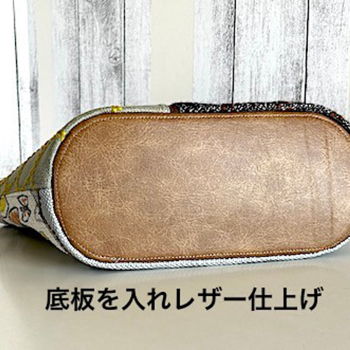 creema限定、ミナペルホネン タンバリンと蝶々、 マルシェトートバッグ