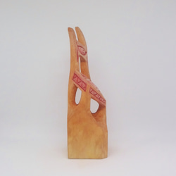 木彫刻 アート『 魔法の椅子 』 芸術 アート ハンドメイド 松 手彫り 彫刻 4枚目の画像