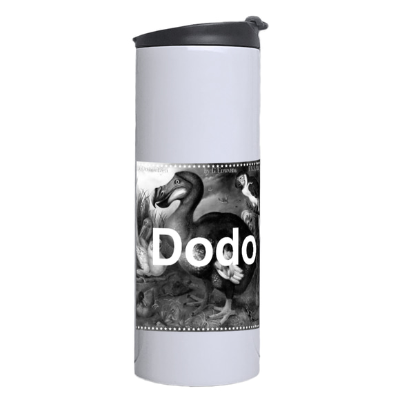 [Dodo] Dodoフタ付サーモストレートタンブラー(450ml）☆お名前も一緒にプリントできます☆ 1枚目の画像