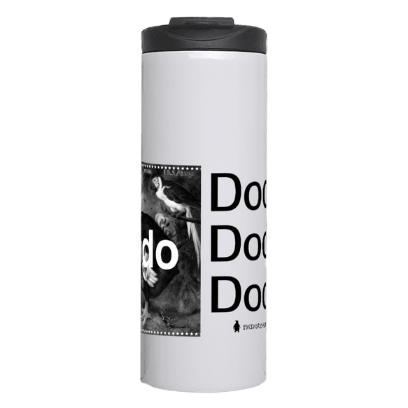 [Dodo] Dodoフタ付サーモストレートタンブラー(450ml）☆お名前も一緒にプリントできます☆ 2枚目の画像