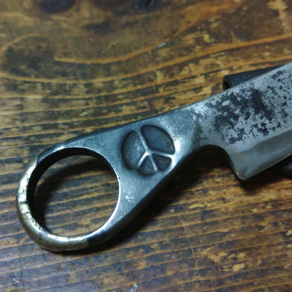 オリジナル ワンオフ　ネックナイフ　ブッシュナイフ 5枚目の画像