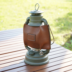 ホヤカバー】チョコブラウン 本革 オイルランタン デイツ フュアハンド