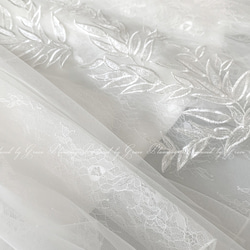 ウェディングドレス 袖付き ソフトマーメイド スレンダーライン ロングトレーン 二次会 白 花嫁 gcd_19500 11枚目の画像