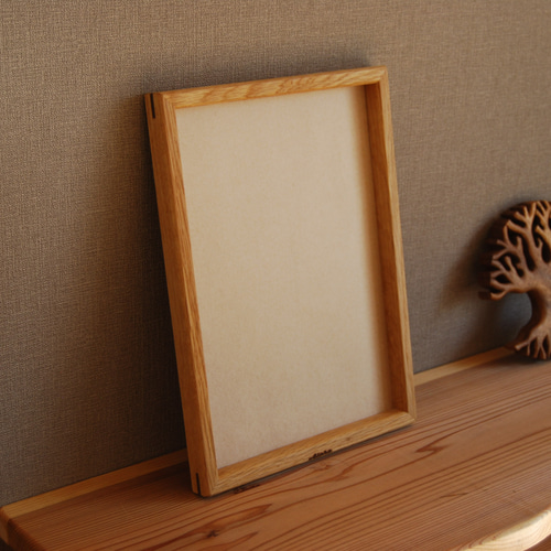 オーク無垢材 ALOHA『A4』木製/額縁/フォトフレーム/ポスター/写真