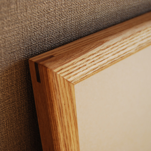 木製の額縁一枚 柾フレーム1 インチ判（内寸203×254㎜） フォトフレーム・写真立て