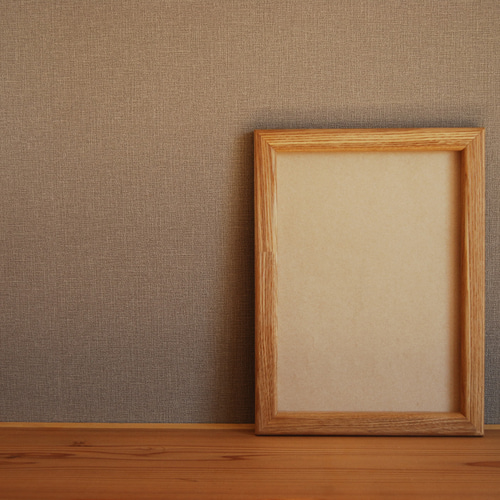 タモ集成材 『A4』木製/額縁/フォトフレーム/ポスター/写真立て