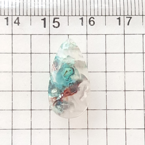 クリソコラ・イン・カルセドニー 穴無し1個 天然石 ☆buchuchu☆ 通販