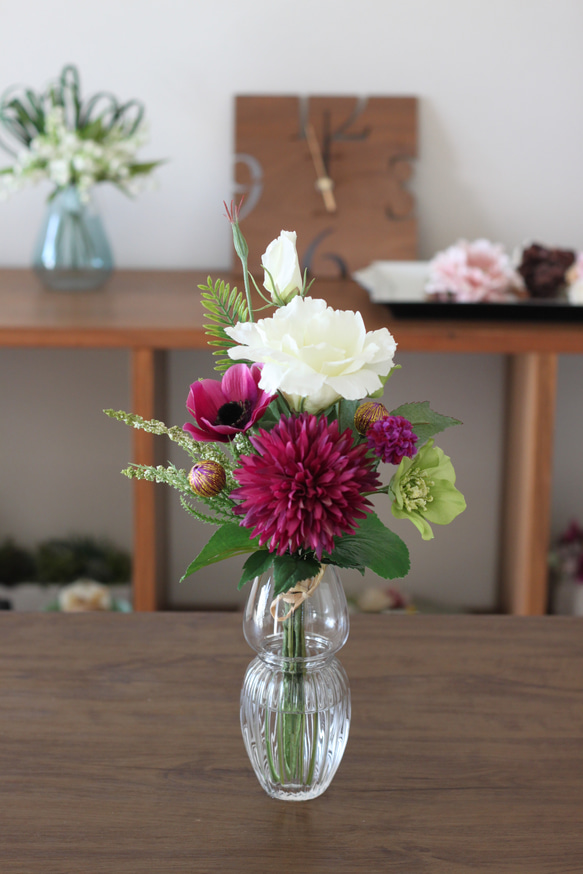 トルコキキョウのフレッシュなお供え花〙 マジカルウォーター アーティ