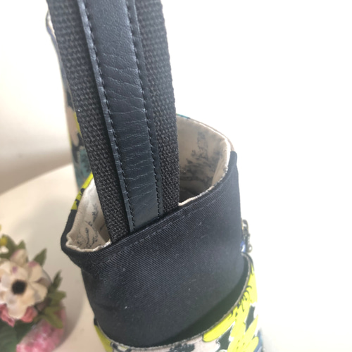 ワンショルダーバッグ 黒系花柄 ショルダーバッグ tumugi 通販｜Creema 