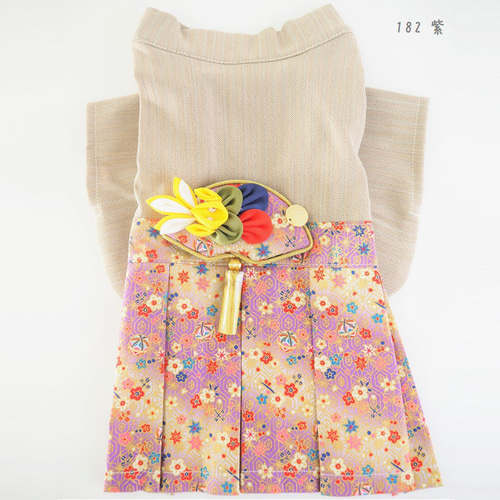 袴 はかま 羽織 和装 和柄 七五三 正月 小型犬用 犬の服 犬服 猫服