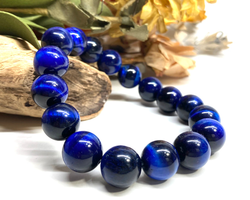 希少 グレイシアライト Glacerite ブルーアイス ブレスレット12mm