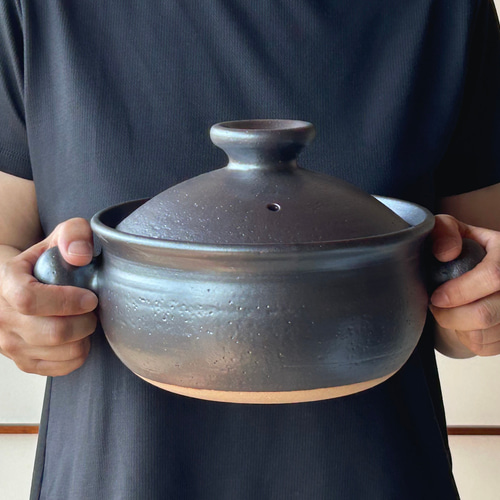 天目土鍋(三人用) 8号 耐熱陶器 鍋・土鍋 しもつけ窯 通販