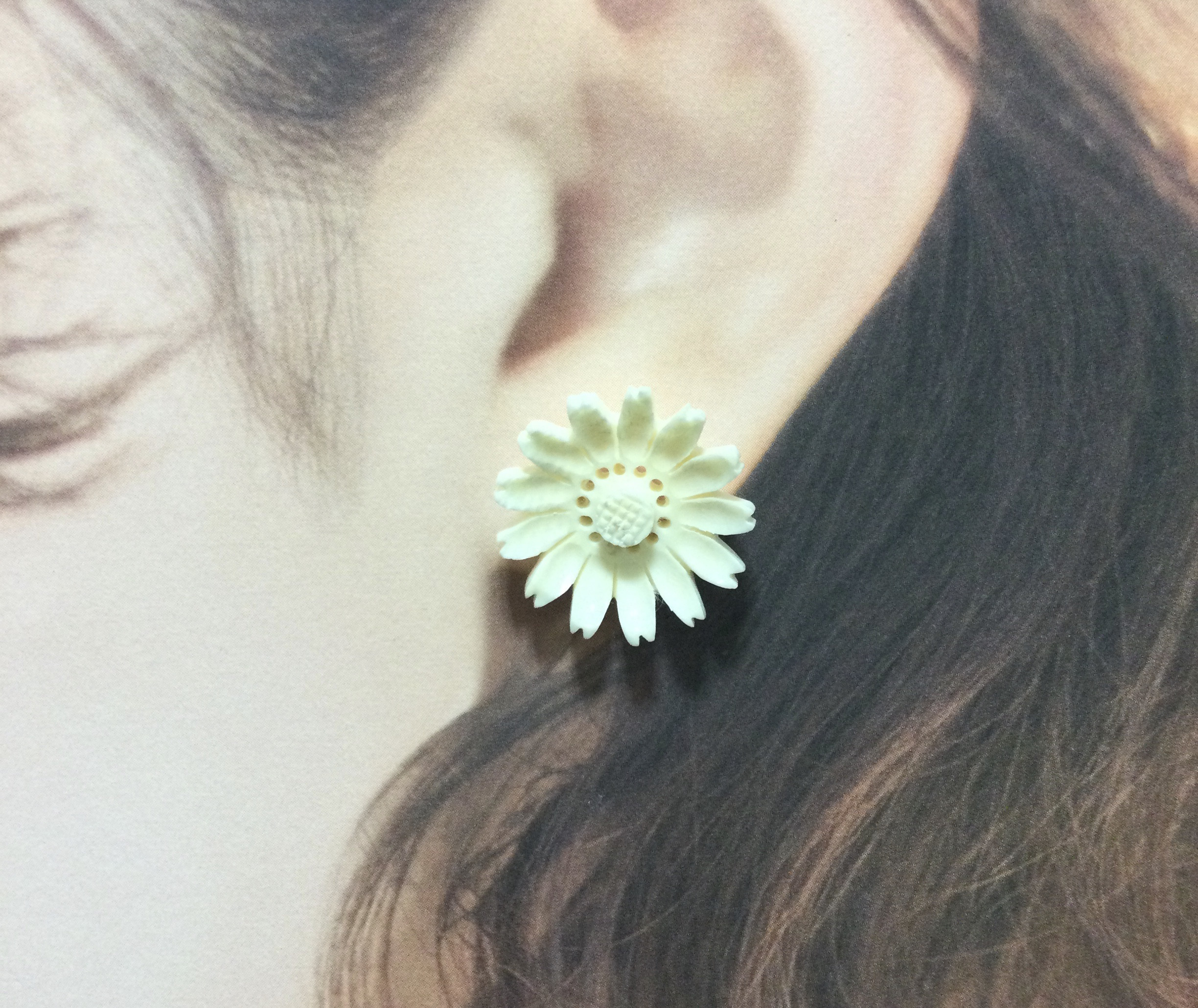 ☆本象牙ピアス(14kgf)  A-115※