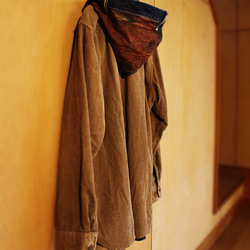 ★セール★ SAYOCAFE＋Ｒ、個性的なフーディーシャツジャケット 6枚目の画像