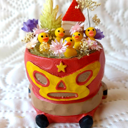 アニマルポット マスクマン(オレンジ)ver' 1枚目の画像