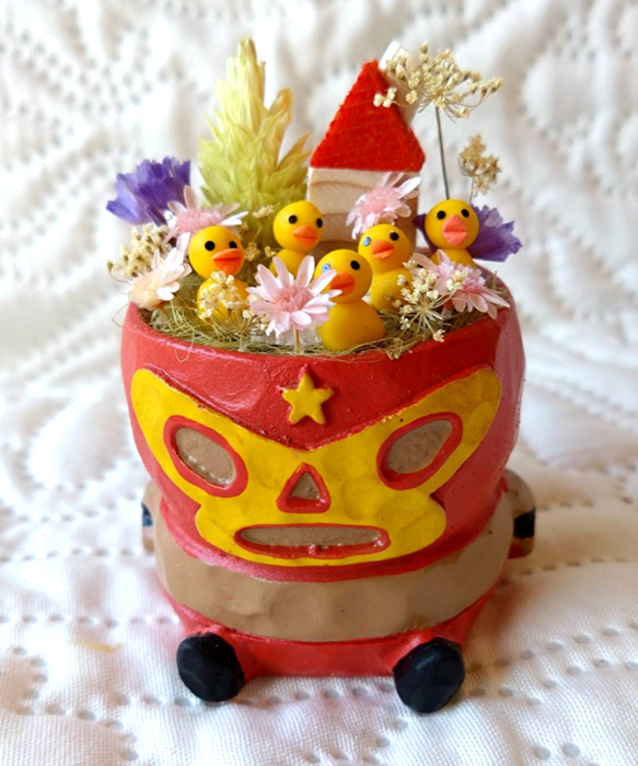 アニマルポット マスクマン(オレンジ)ver' 1枚目の画像