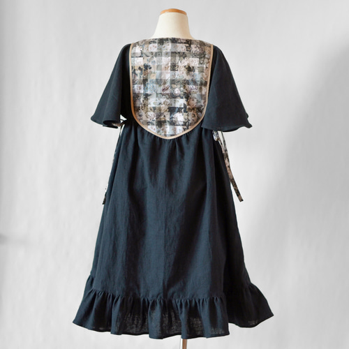 親子リンクコーデもできる♪ ケープスリーブワンピース【90/100/110  