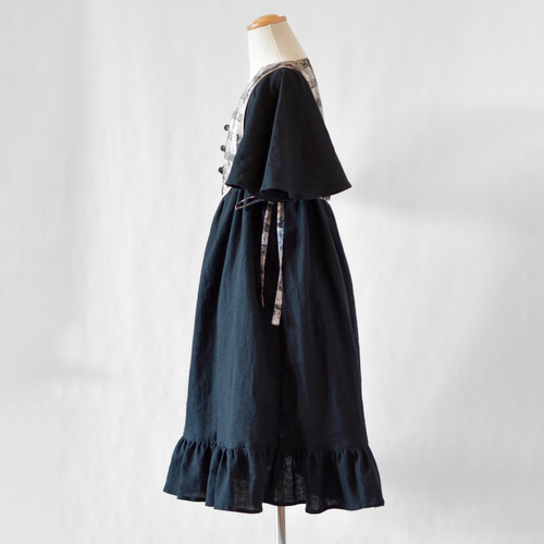 親子リンクコーデもできる♪ ケープスリーブワンピース【90/100/110  