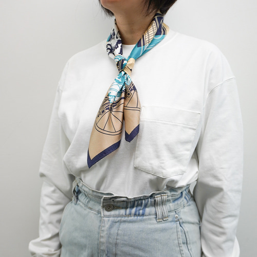 色面シルエット馬車 (FET-059) Marcaオリジナル 小判 シルクツイル