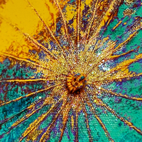 高品質・色鮮やかキャンバス生地ポスター】【額付】色鮮やかな蓮の葉の